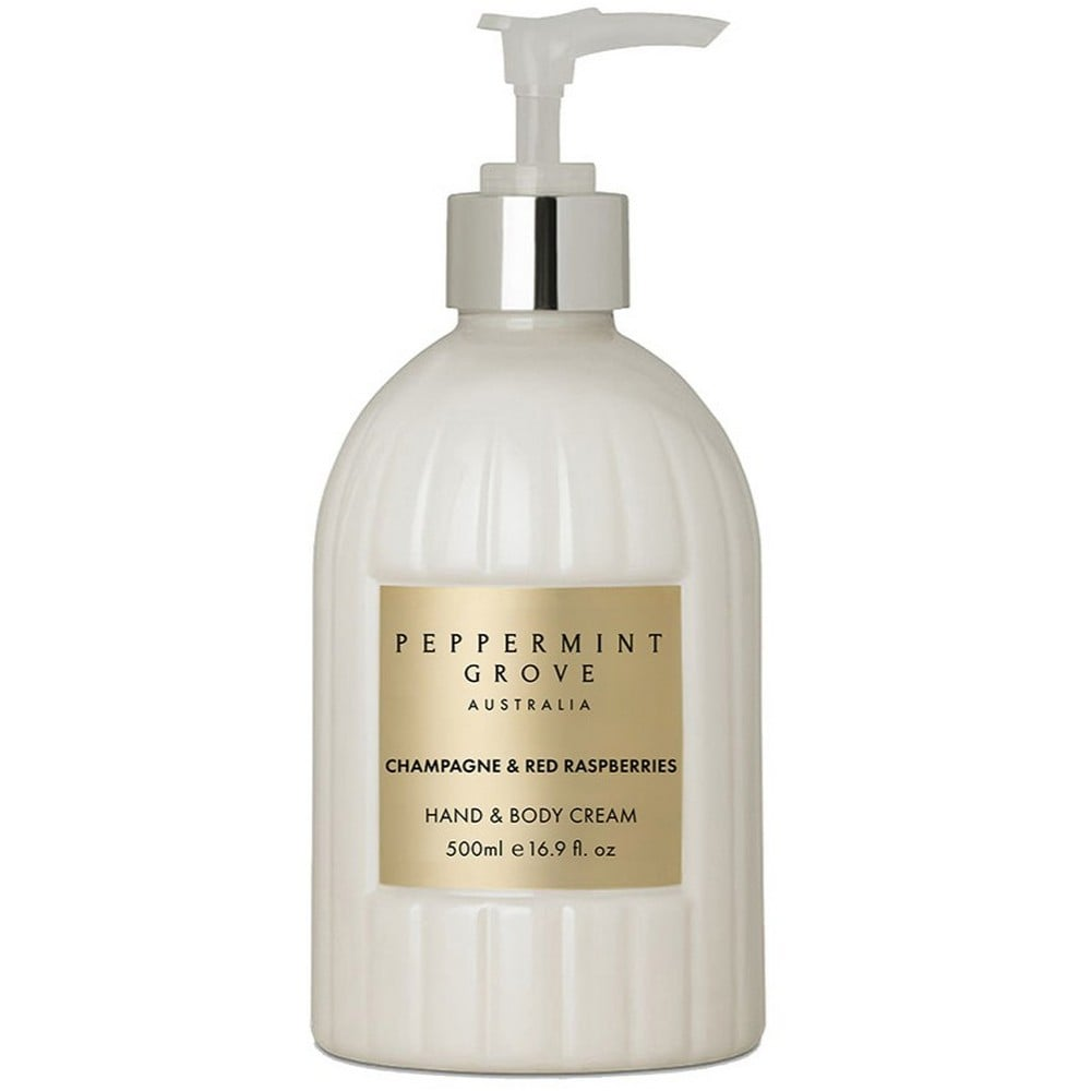 HAND & BODY CREAM 500ML | CHAMPAGNE & RED RASPBERRIES