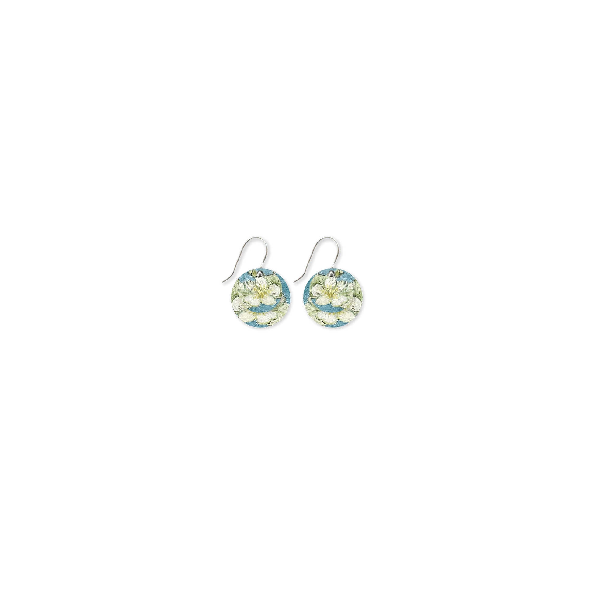 VAN GOGH BLOSSOMS LAYERED CIRCLE DROP EARRINGS