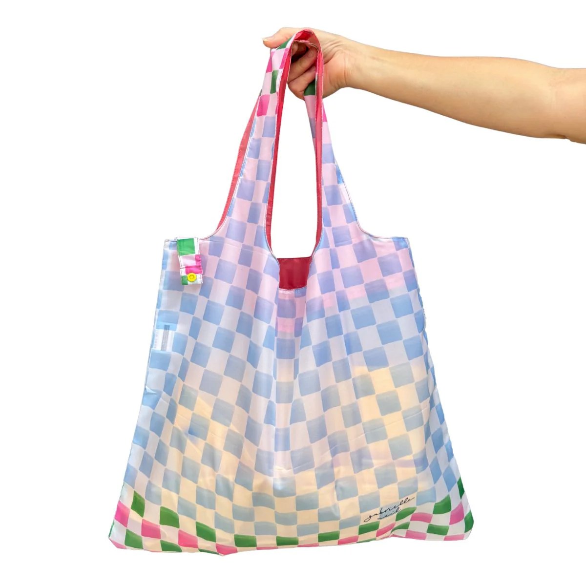 CHECK MATE REUSABLE SHOPPER BAG