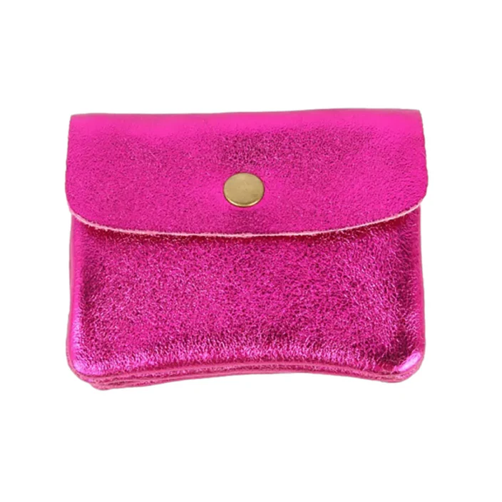MAISON FANLI - COIN PURSE | METALLIC FUCHSIA