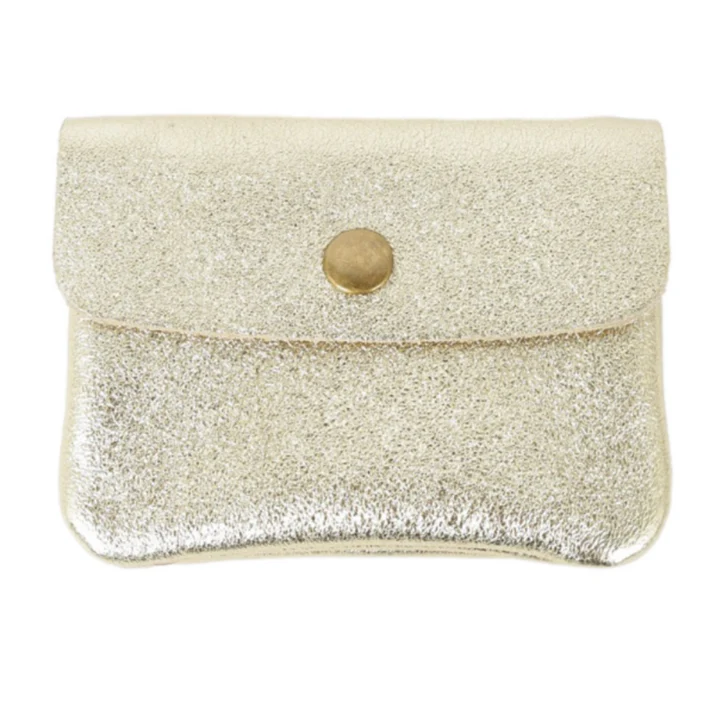 MAISON FANLI - COIN PURSE | METALLIC GOLD