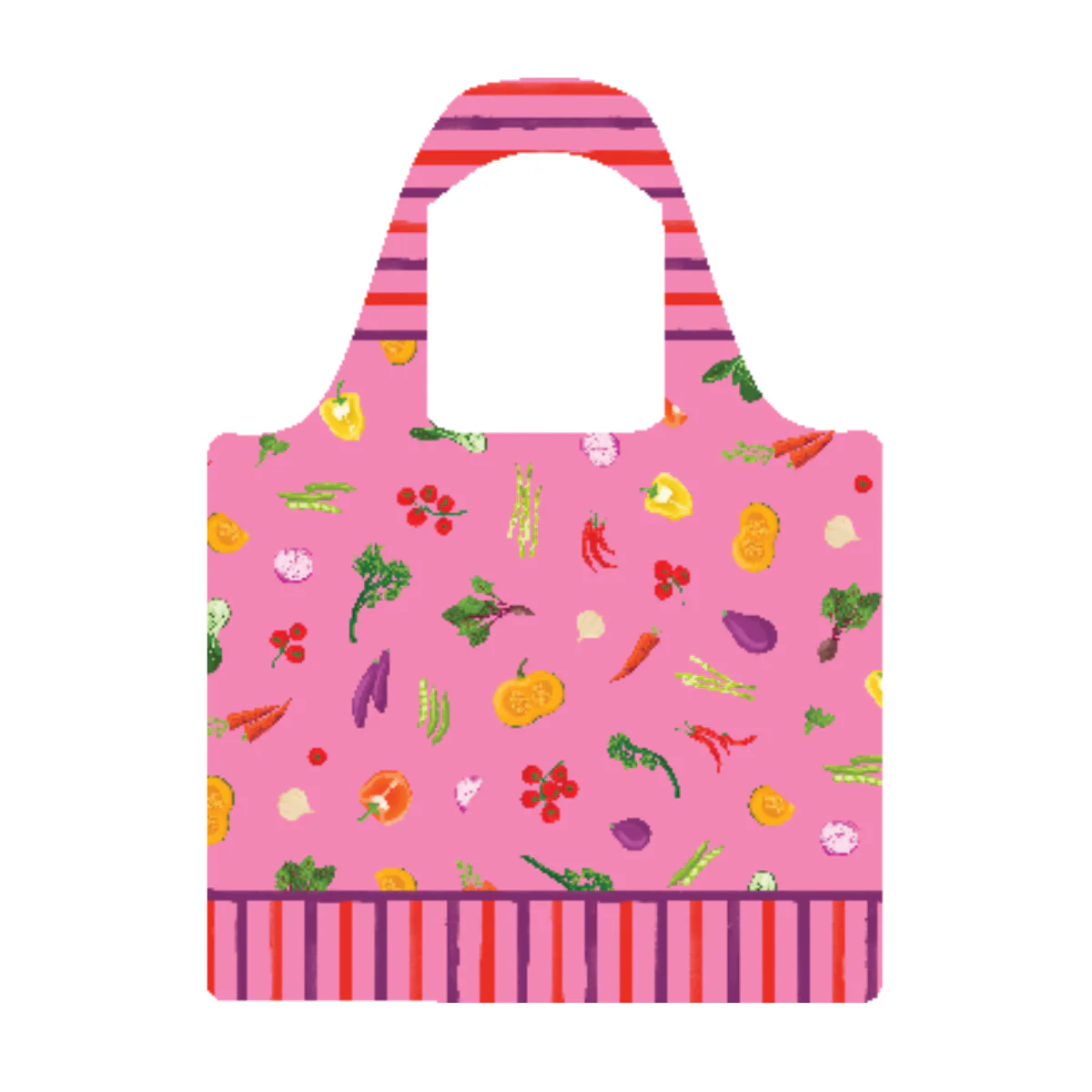 HARVEST STRIPE REUSABLE SHOPPER