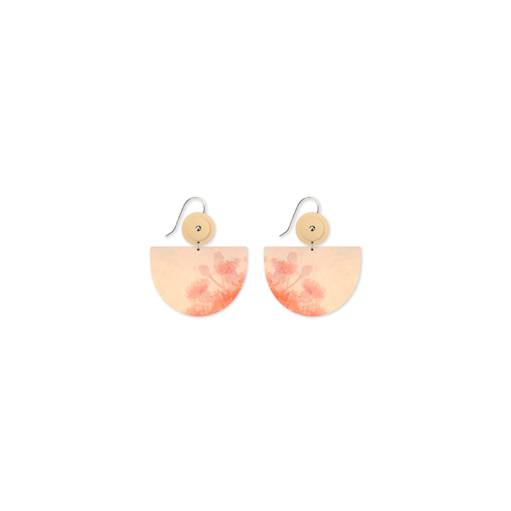 ELLIS ROWAN MISTY LARGE BELL CIRCLE DROP EARRINGS