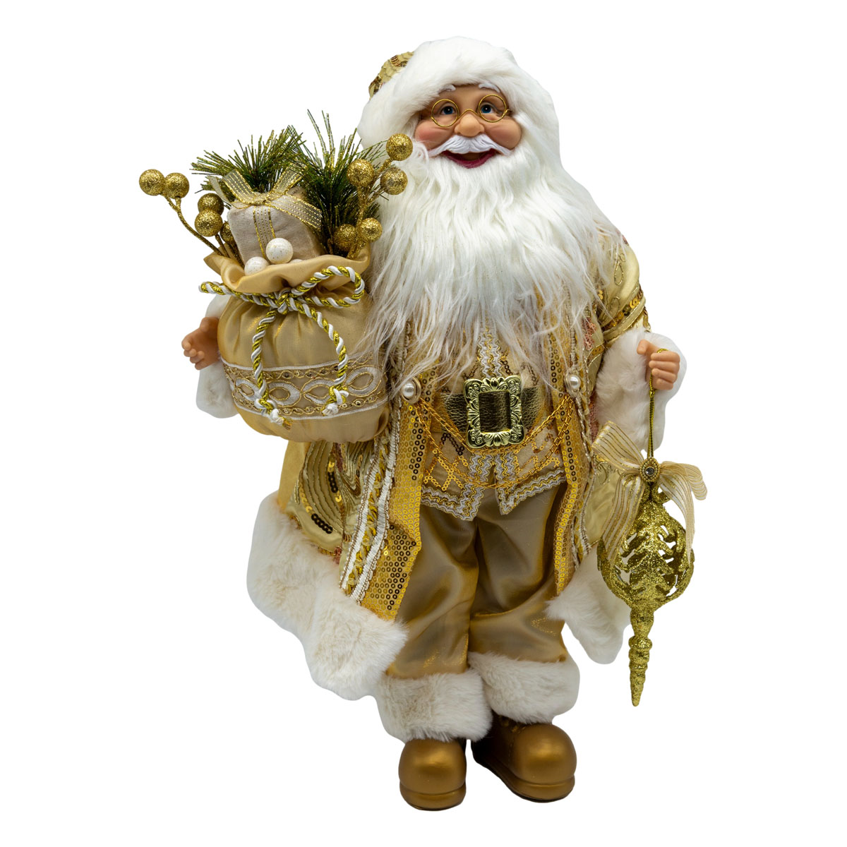 GOLD SANTA 45CM