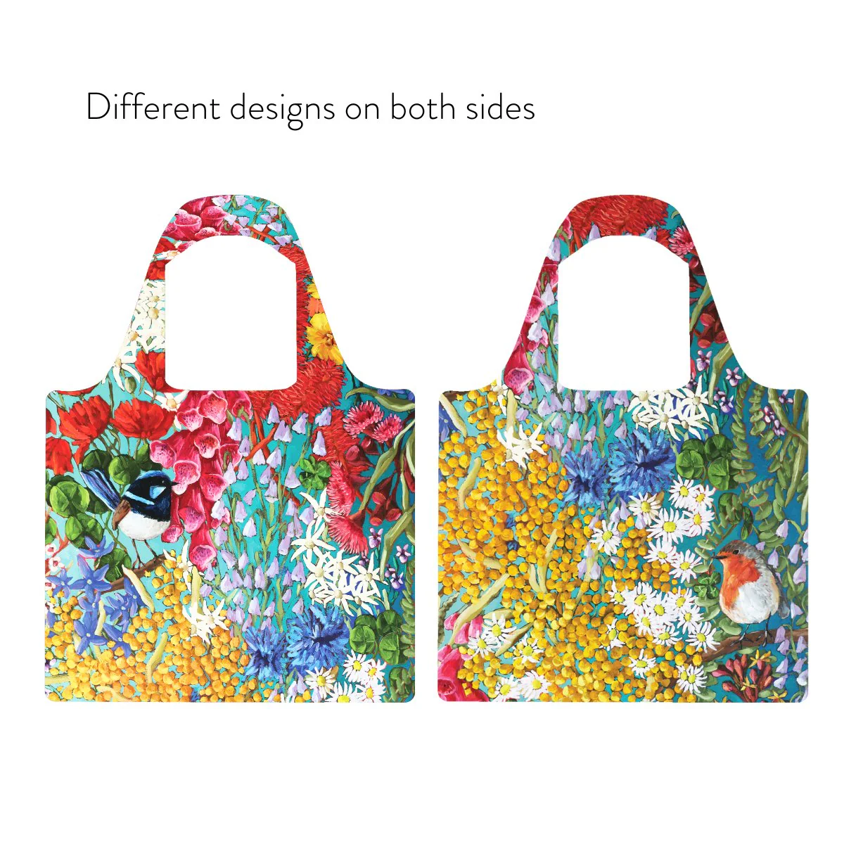 KATE QUINN LITTLE WRENS REUSABLE SHOPPER BAG