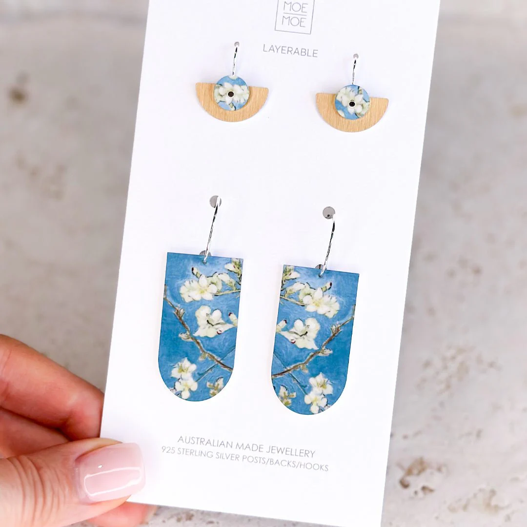 VAN GOGH ALMOND BLOSSOM MIXER PACK EARRINGS