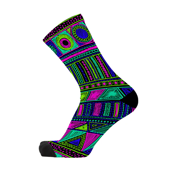 RED FOX SOX - UNISEX SIZING | NEON TOTEM