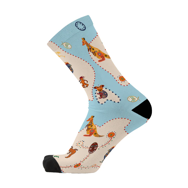 RED FOX SOX | DOWN UNDER DOODLES | UNISEX SIZING