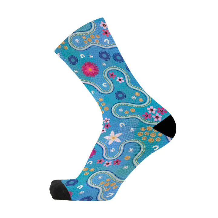 RED FOX SOX - UNISEX SIZING | HEALING BUSH FLOWERS