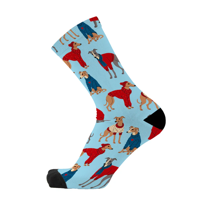 RED FOX SOX | GREYHOUND GLAMOUR | UNISEX SIZING