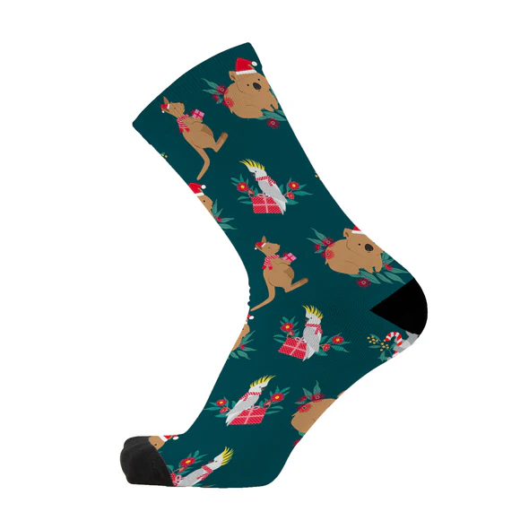 RED FOX SOX | AUSSIE CRITTER CHRISTMAS | UNISEX SIZING