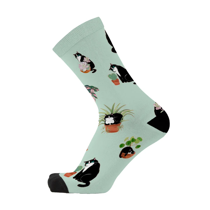RED FOX SOX | CATS & PLANTS | UNISEX SIZING