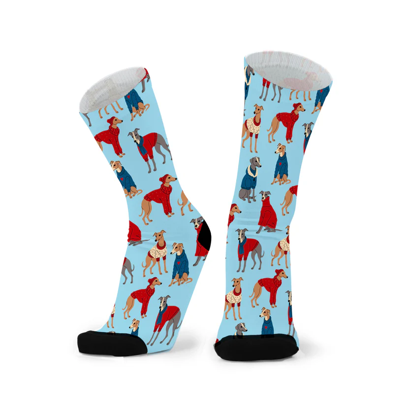 RED FOX SOX | GREYHOUND GLAMOUR | UNISEX SIZING