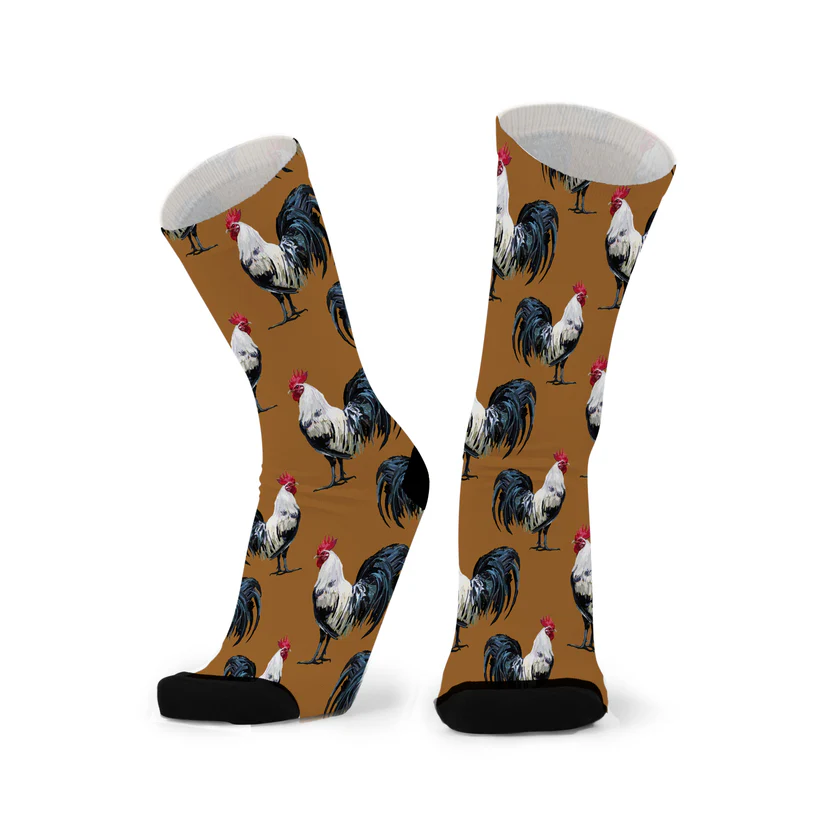 RED FOX SOX | YOU ROOSTER ! | LARGER SIZING