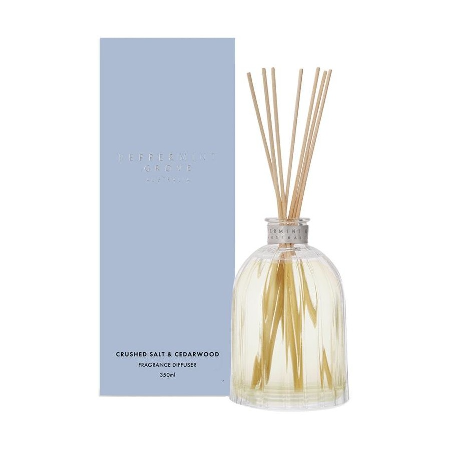 CRUSHED SALT & CEDARWOOD REED DIFFUSER 350ML