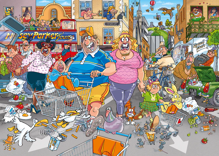 WASGIJ? ORIGINAL 46 PUZZLE | MIDDLE AISLE MADNESS