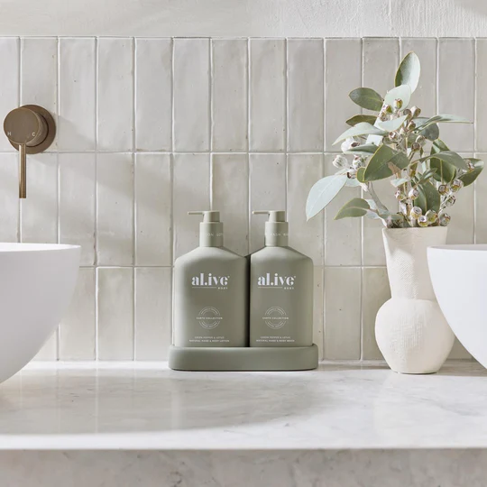 AL.IVE BODY - WASH & LOTION DUO | GREEN PEPPER & LOTUS