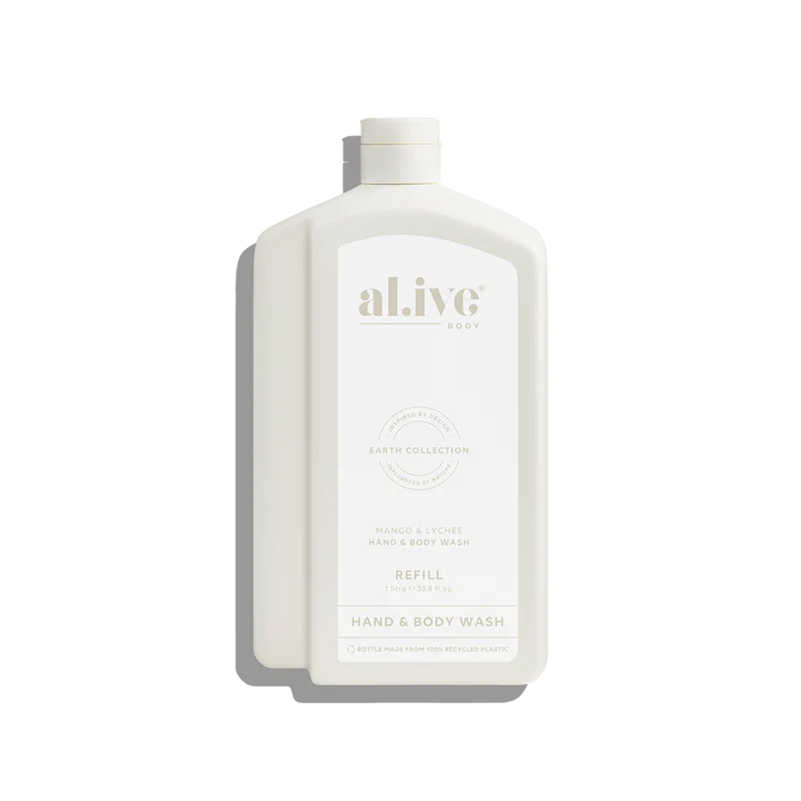 AL.IVE BODY - WASH REFILL | MANGO & LYCHEE 1L