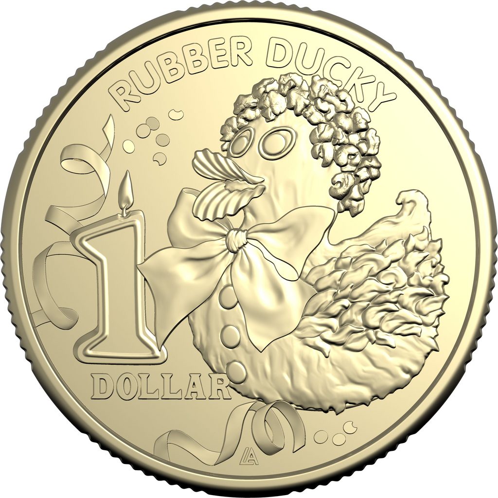 AWW 2025 $1 UNCIRCULATED COIN RUBBER DUCKY