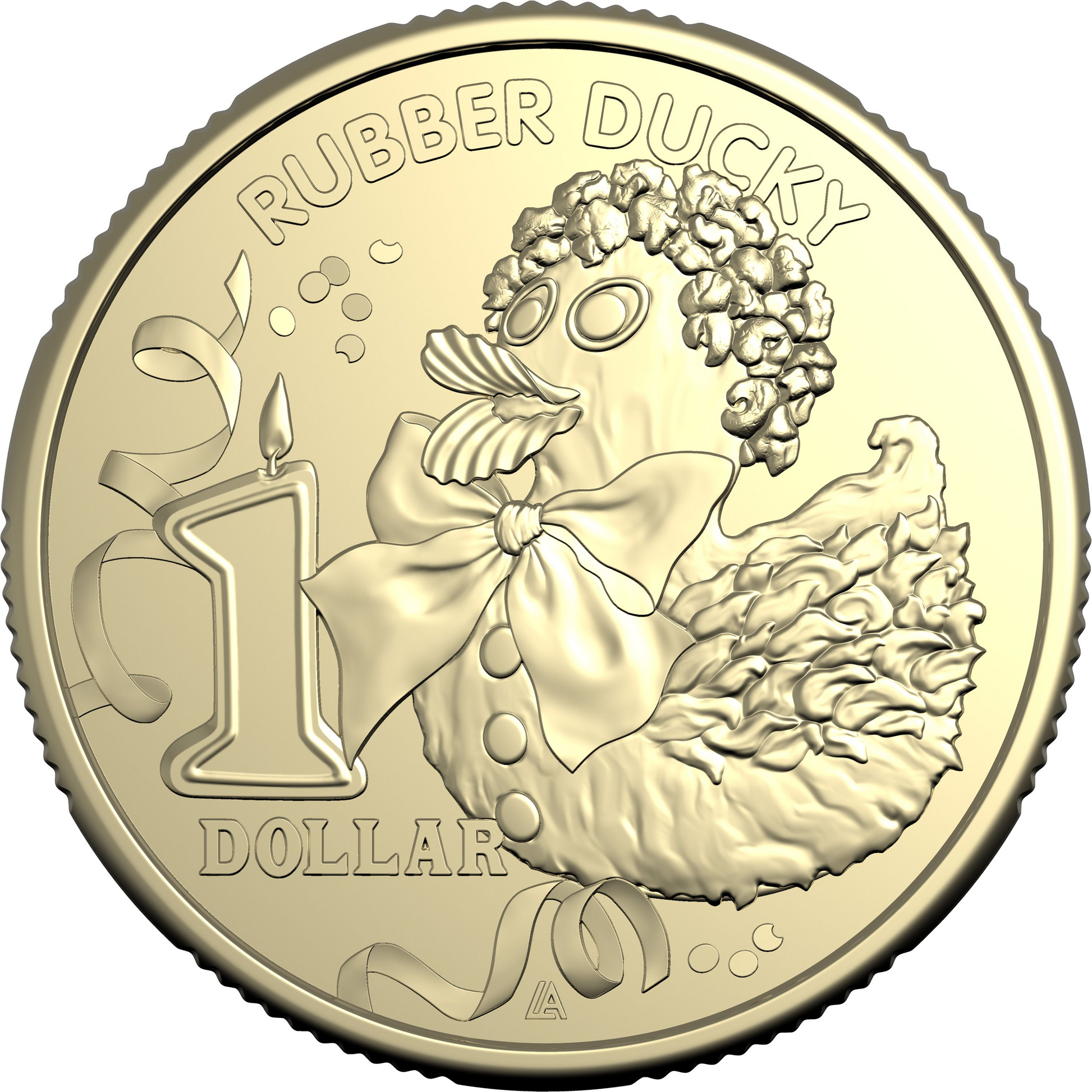 AWW 2025 $1 UNCIRCULATED COIN RUBBER DUCKY