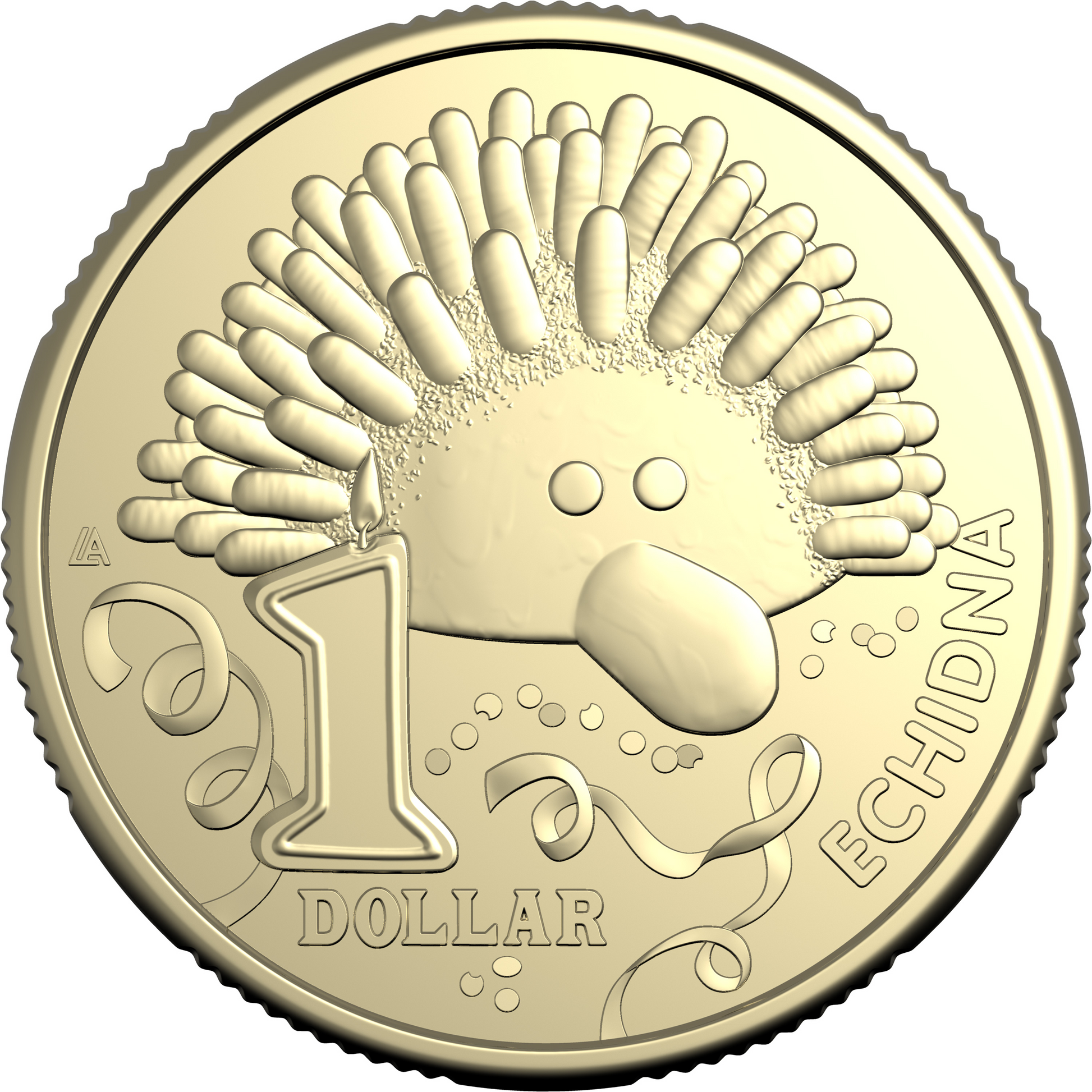 AWW 2025 $1 UNCIRCULATED COIN ECHIDNA