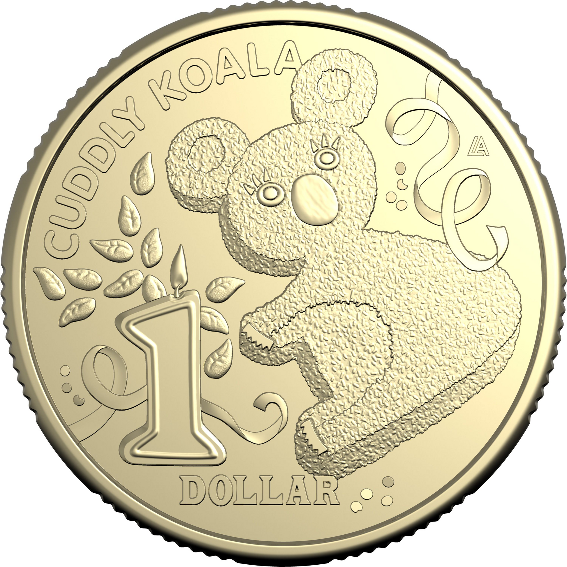 AWW 2025 $1 UNCIRCULATED COIN CUDDLY KOALA