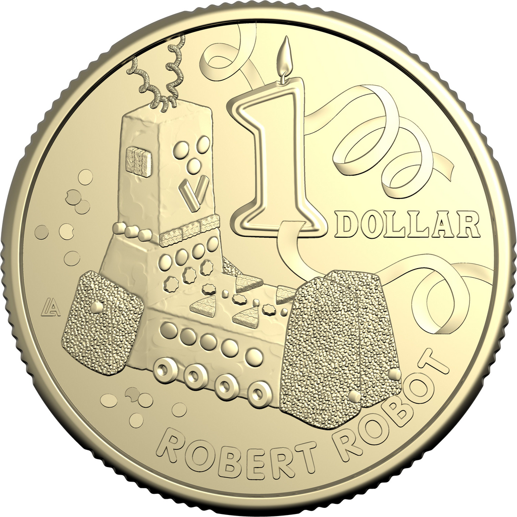 AWW 2025 $1 UNCIRCULATED COIN ROBERT ROBOT