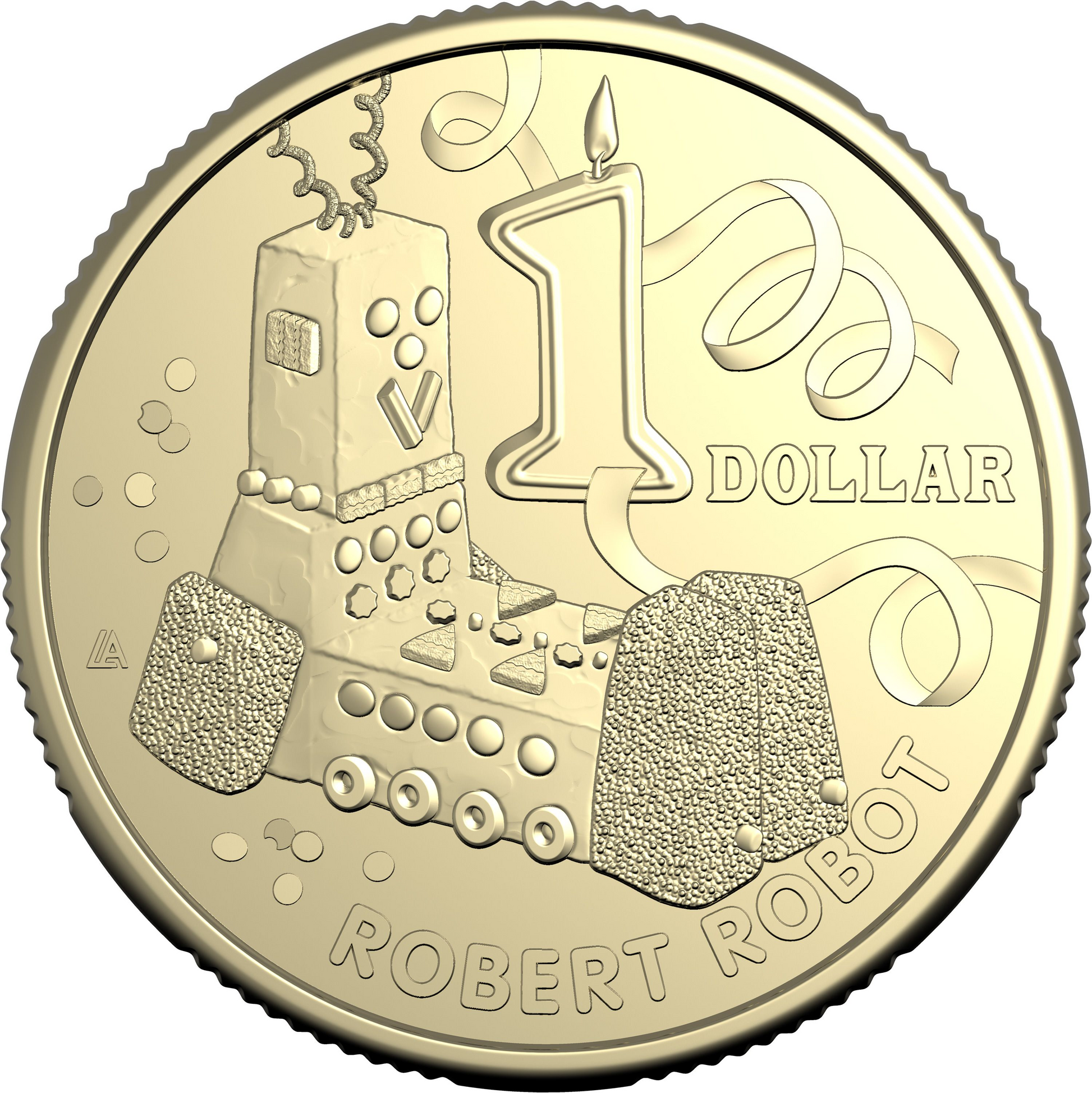 AWW 2025 $1 UNCIRCULATED COIN ROBERT ROBOT