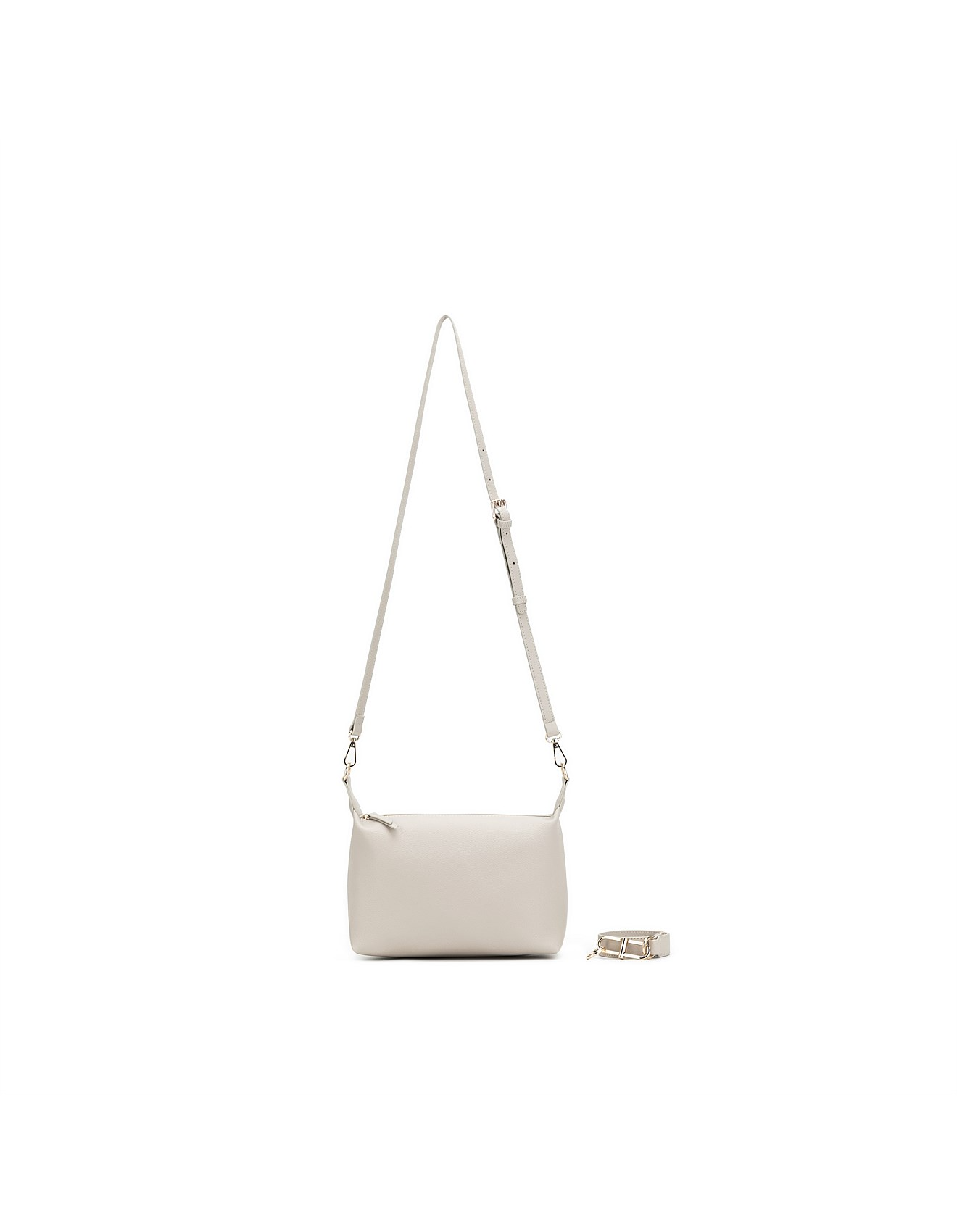 BLACK CAVIAR ELODIE OATMEAL TOP HANDLE CROSSBODY BAG