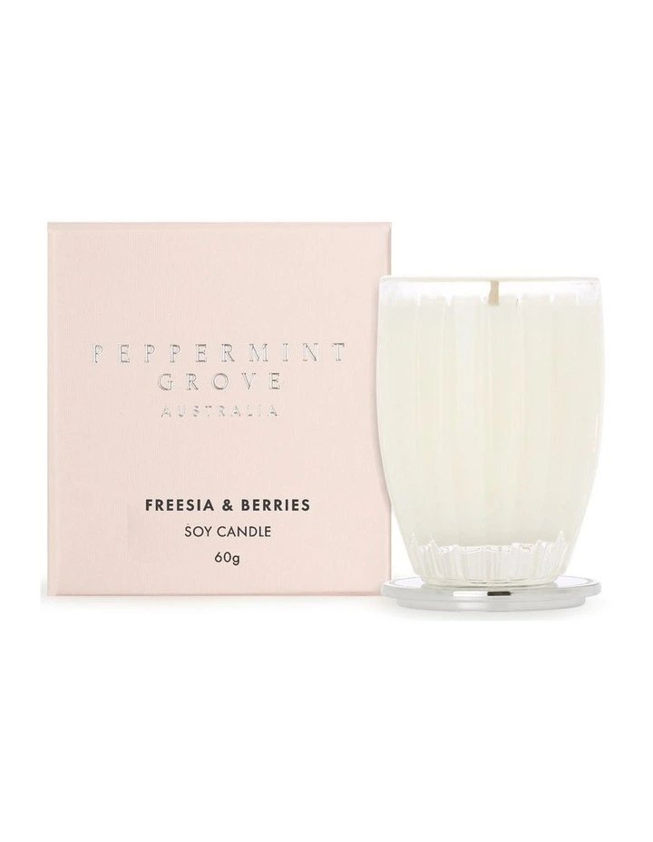 PEPPERMINT GROVE - SOY CANDLE | FREESIA & BERRIES 60G