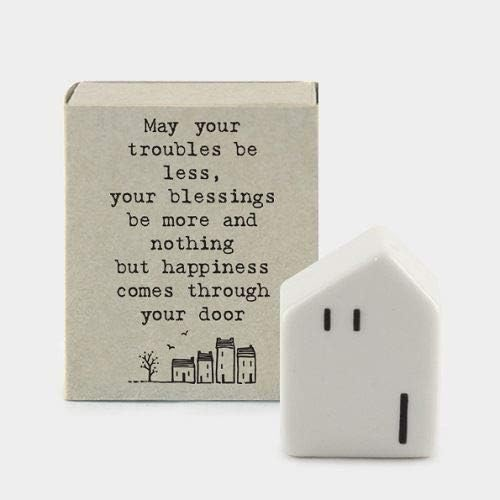 EAST OF INDIA MATCHBOX | MAY YOUR TROUBLES BE LESS, YOUR BLESSINGS BE MORE AND NOTHING BUT HAPPINESS COMES THROUGH YOUR DOOR