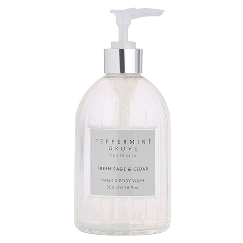 PEPPERMINT GROVE - HAND & BODY WASH | FRESH SAGE & CEDAR 500ML