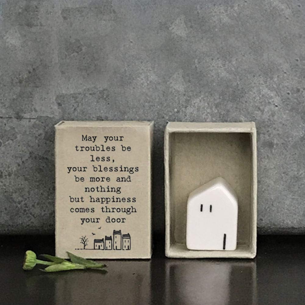 EAST OF INDIA MATCHBOX | MAY YOUR TROUBLES BE LESS, YOUR BLESSINGS BE MORE AND NOTHING BUT HAPPINESS COMES THROUGH YOUR DOOR