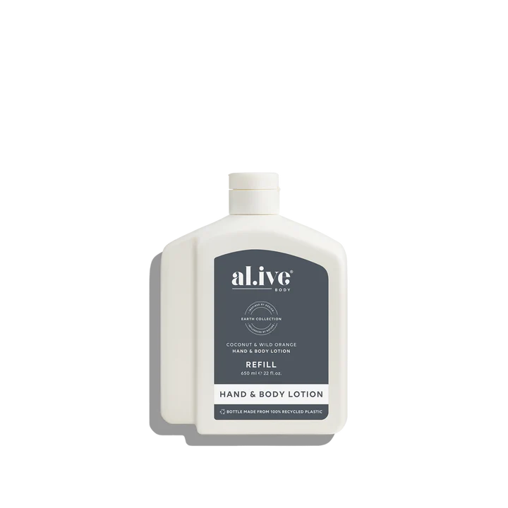 AL.IVE BODY - LOTION REFILL | COCONUT & WILD ORANGE 650ML