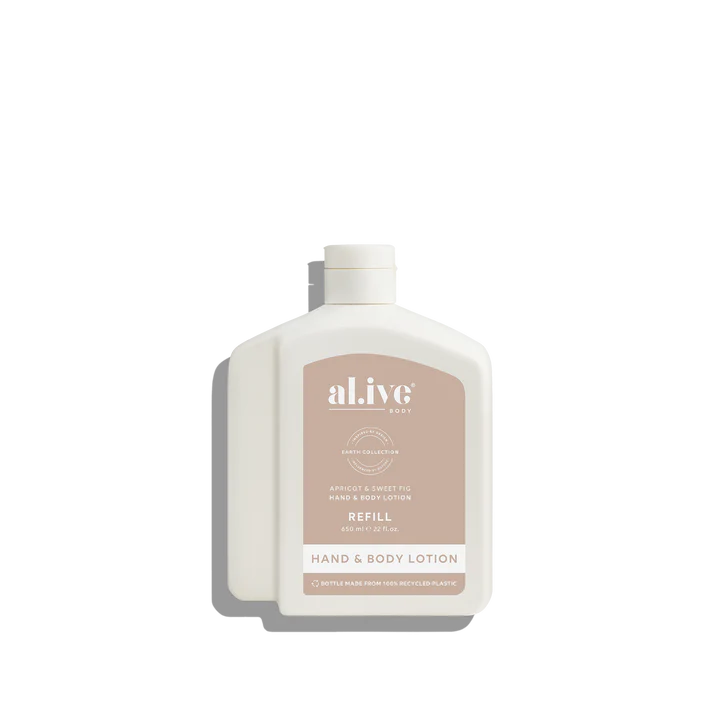 AL.IVE BODY - LOTION REFILL | APRICOT & SWEET FIG 650ML