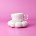 SAGE & COOPER LOTTIE MUG & SAUCER - PEARL
