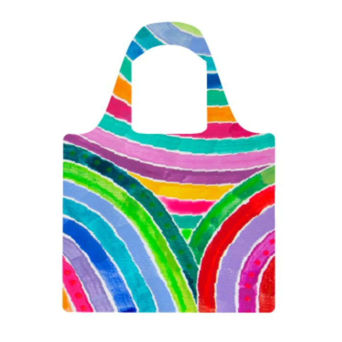 LORDY DORDIE RAINBOW REUSABLE SHOPPER BAG 