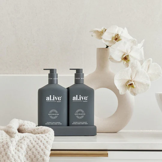 AL.IVE BODY - WASH & LOTION DUO | COCONUT & WILD ORANGE