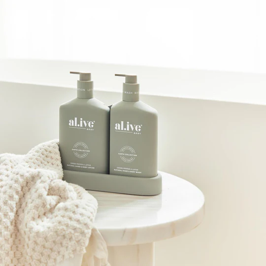 AL.IVE BODY - WASH & LOTION DUO | GREEN PEPPER & LOTUS