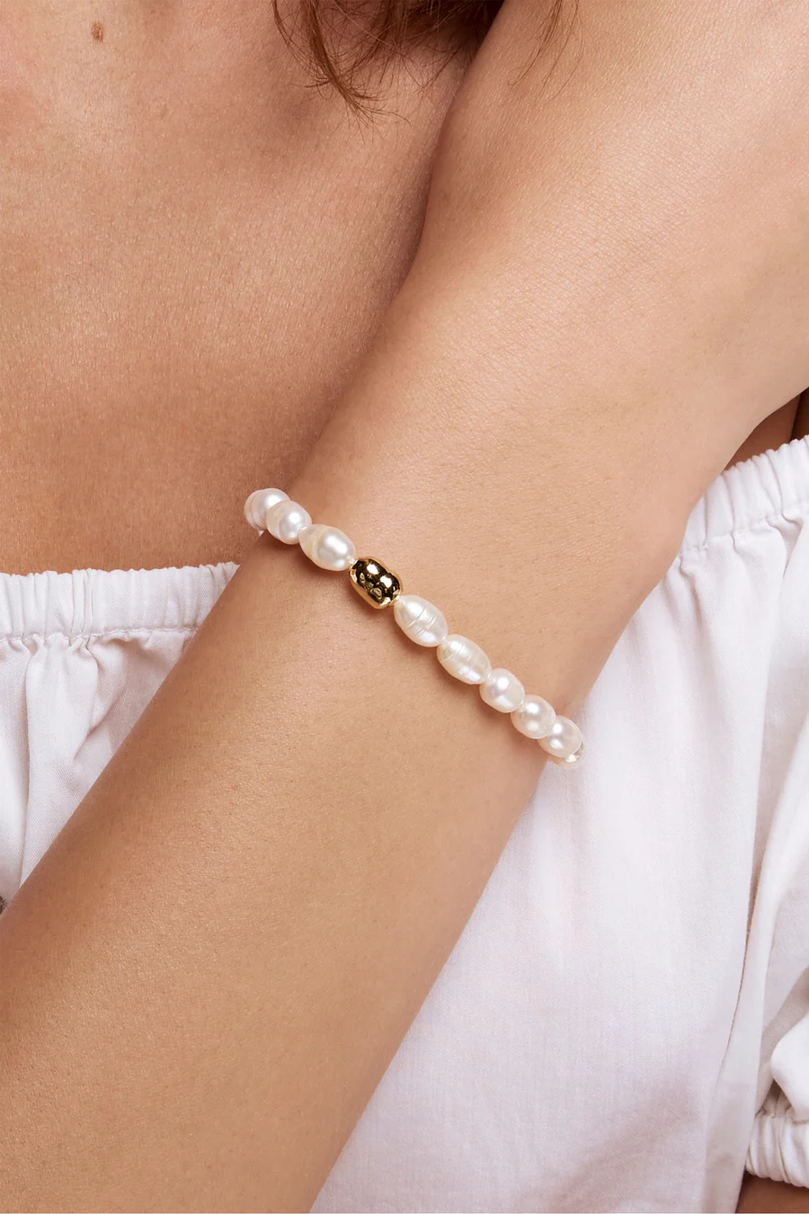 LIBERTE` | FLEUR PEARL BRACELET