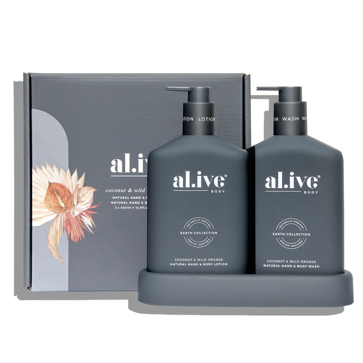 AL.IVE BODY - WASH & LOTION DUO | COCONUT & WILD ORANGE