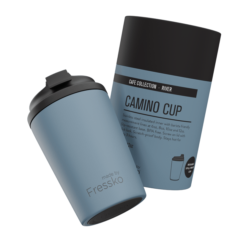 MADE BY FRESSKO - CAMINO CUP 12OZ | STAINLESS STEEL INTERIOR | RIVER