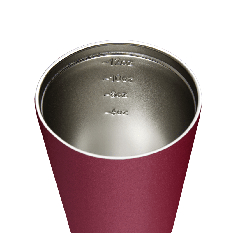 MADE BY FRESSKO - CAMINO CUP 12OZ | STAINLESS STEEL INTERIOR | ROUGE