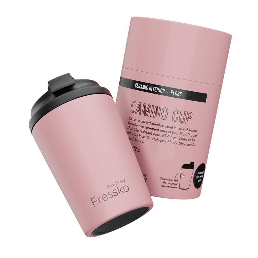 MADE BY FRESSKO - CAMINO CUP 12OZ | CERAMIC INTERIOR | FROST