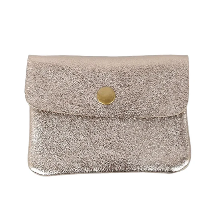 MAISON FANLI - COIN PURSE | METALLIC CHAMPAGNE