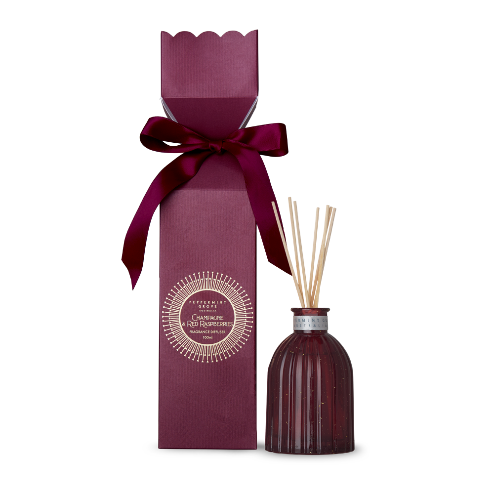 MINI DIFFUSER BON BON 100ML | CHAMPAGNE & RED RASPBERRIES