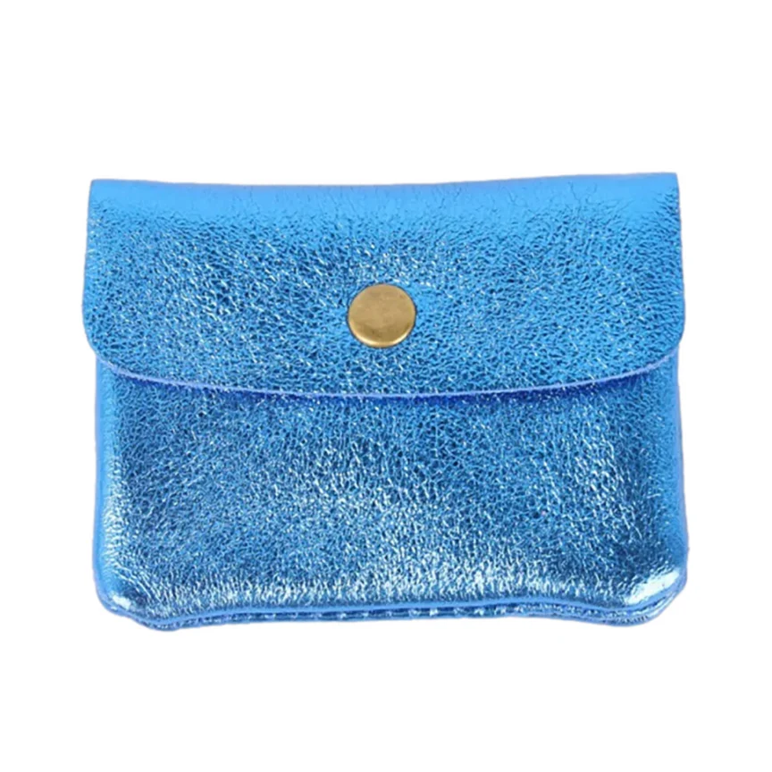 MAISON FANLI - COIN PURSE | METALLIC ELECTRIC BLUE