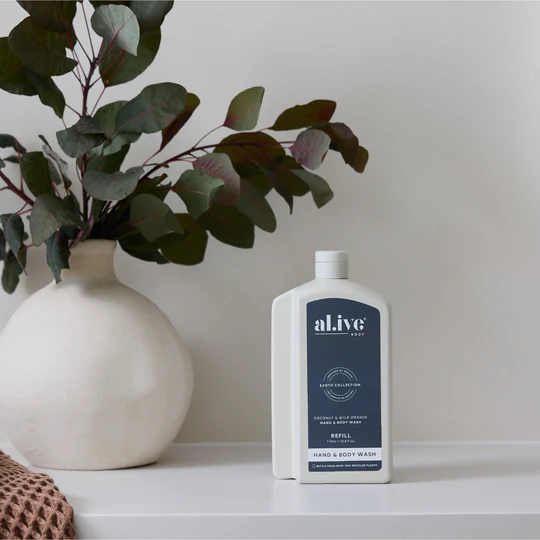 AL.IVE BODY - WASH REFILL | COCONUT & WILD ORANGE 1L