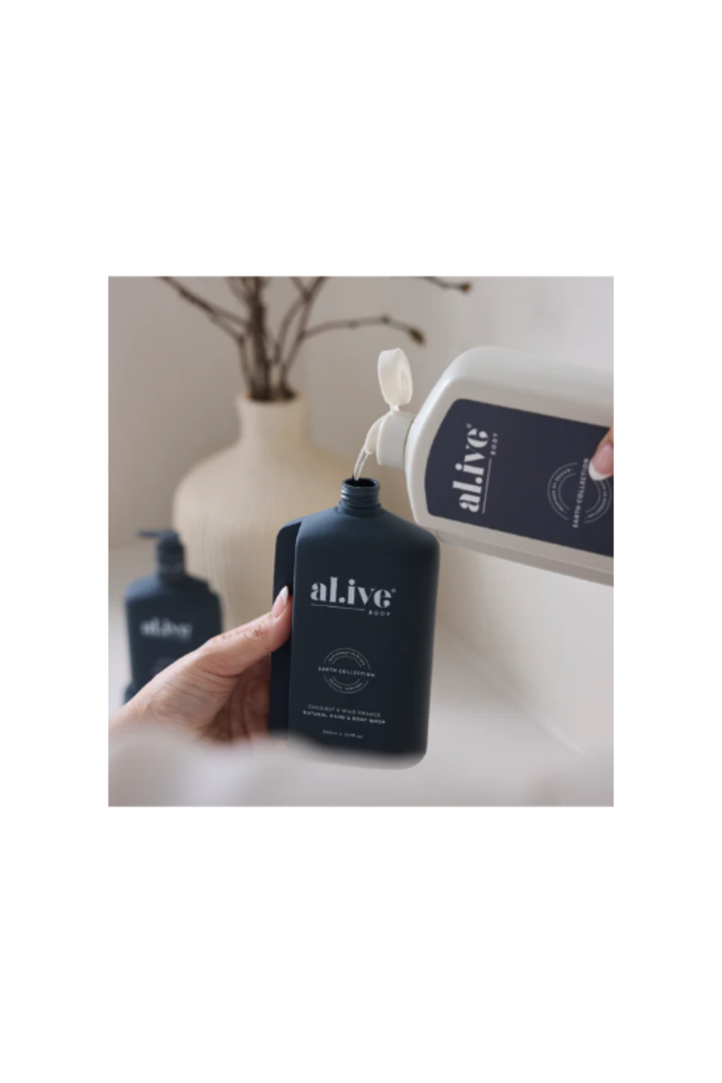 AL.IVE BODY - WASH REFILL | COCONUT & WILD ORANGE 1L