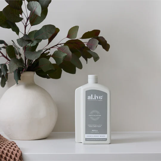 AL.IVE BODY - WASH REFILL | GREEN PEPPER & LOTUS 1L